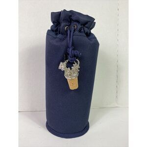 Picnic At Ascot‎ Herman Miller Wine Cooler Holder w/wine stopper Blue